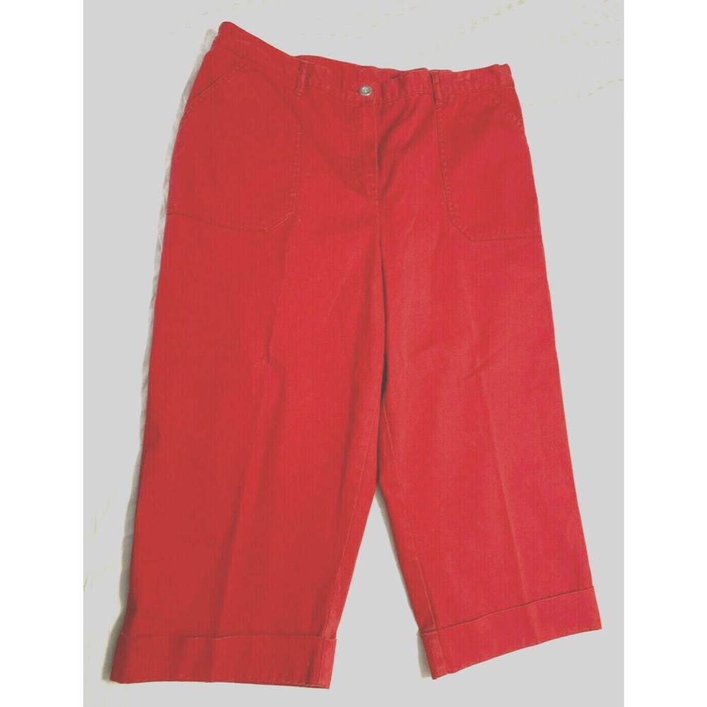 ALFRED DUNNER WOMENS CAPRIS PANTS SIZE 16